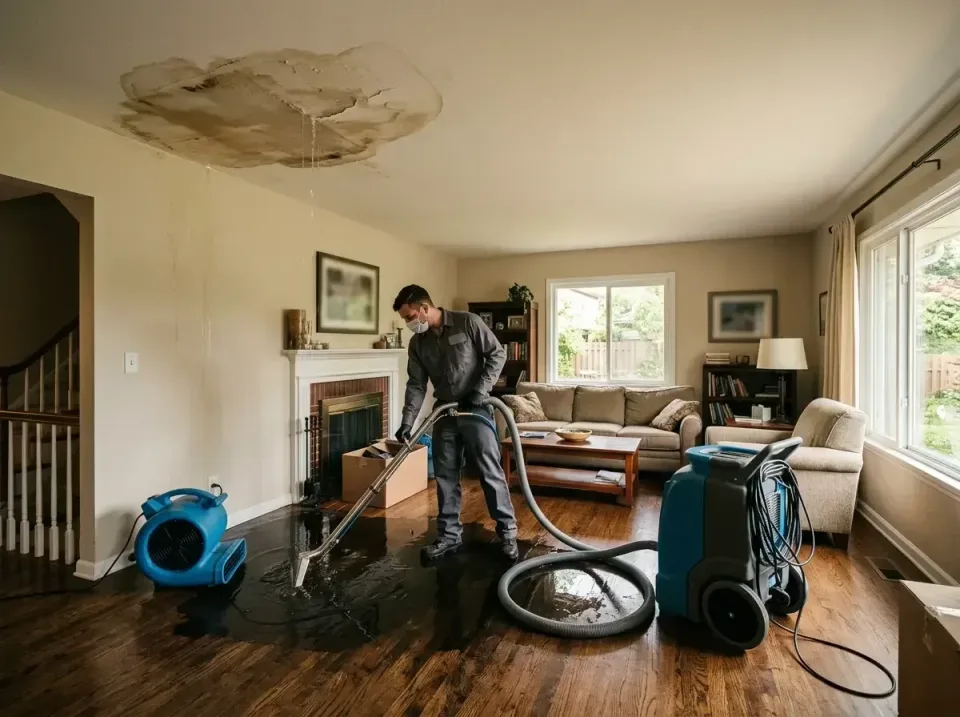attic-pipe-burst-ceiling-drip-008 — frequently asked questions, Water Damage Restoration & Carpet Care in Newtown, PA